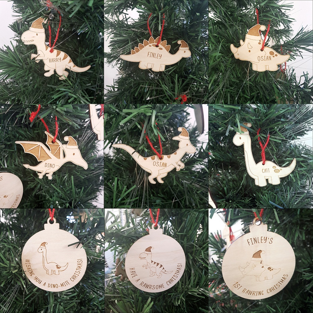 Grown-up Dinosaur Baubles 🦕